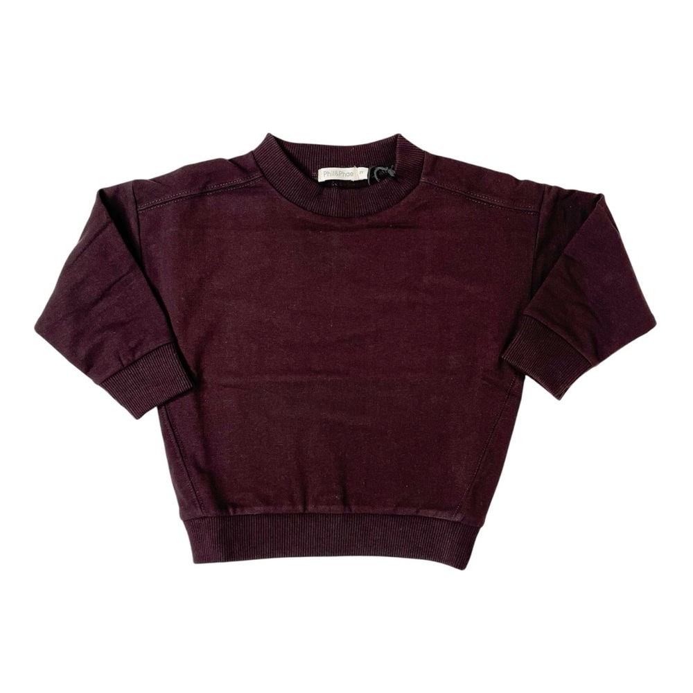NWT/Boutique Phil&Phae Oversized Brown Gender Neutral Sweater in Sizes 2, 4, & 6